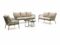 Manifesto Celante Sessel-Sofa-Lounge-Set 6-teilig