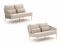 Bellagio Mineo Lounge Element linker Arm + rechter Arm 144 cm