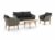 Intenso Borgetto/ROUGH-K Sessel-Sofa Lounge-Set 4-teilig